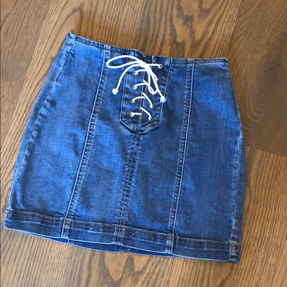 Denim skirt